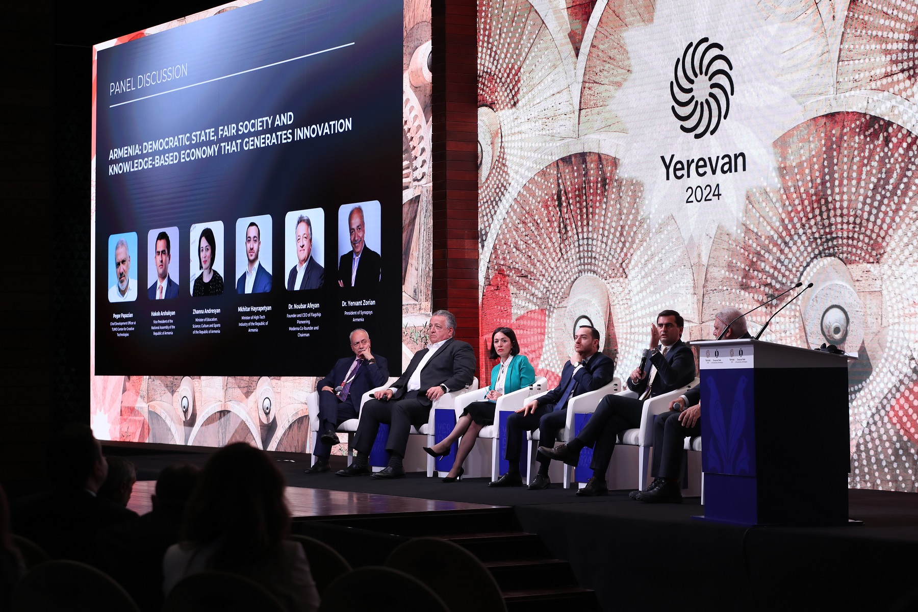 Dr. Yervant Zorian took part in the country panel during the EBRD 2024 Annual Meeting and Business Forum