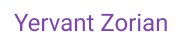 Yervant Zorian